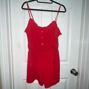 H&M red romper
